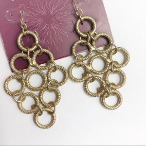 LYDELL NYC Bohemian Link Dangle Earrings